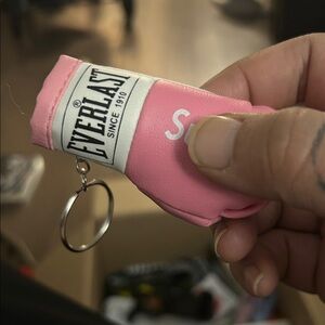 Everlast Pink Mini Boxing Glove Keychain